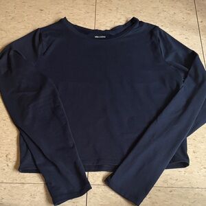 Hollister Dark Blue Crew Neck Long Sleeve